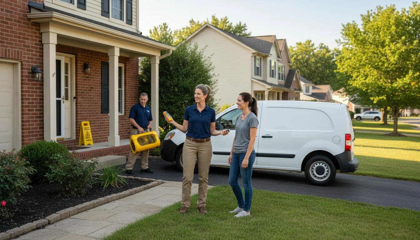 Residential water damage restoration in Rich Square, NC
